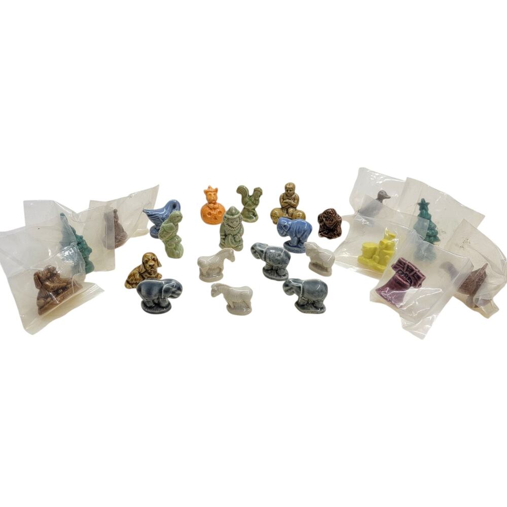 Vintage Wade England Red Rose Tea Figurines Lot 23 Whimsies Animals 8 Sealed